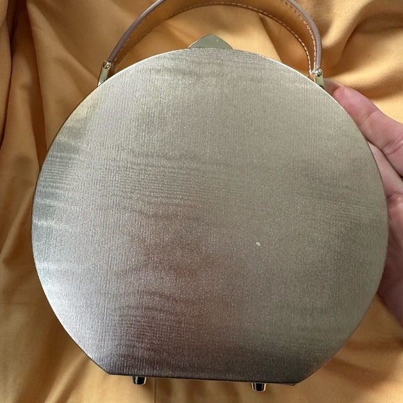 Giles x Aspinal Mini Hat Box Rose Gold Moire Print discontinued - Picture 17 of 17